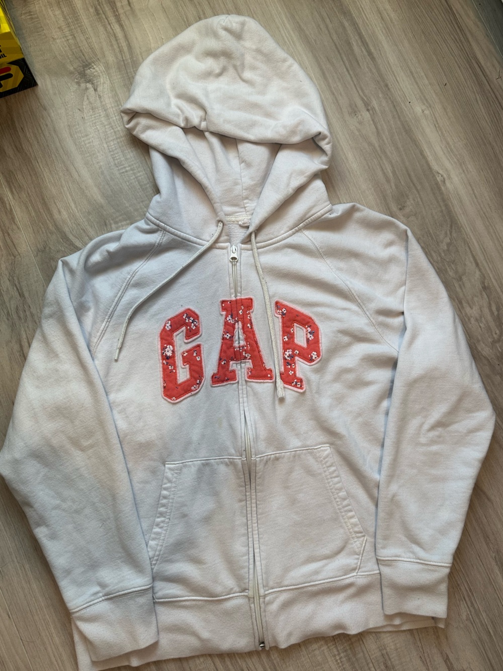 GAP Light Gray Full-Zip Hoodie